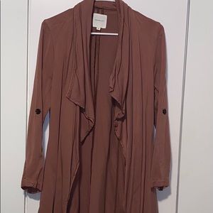 Thread & Supply Open Front Trench Jacket w/ Belt